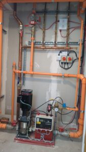 Pump and Tank Sprinkler System for The Vicarage Warrington